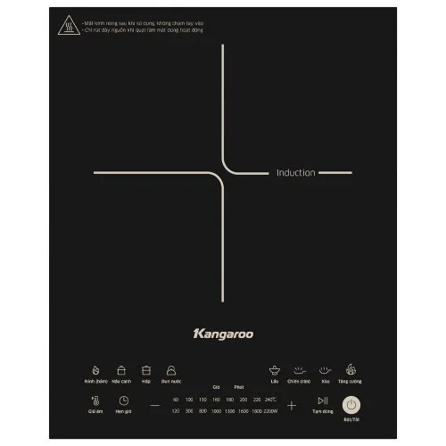 Bếp từ cảm ứng Kangaroo KGIC22S2 (kèm lẩu)